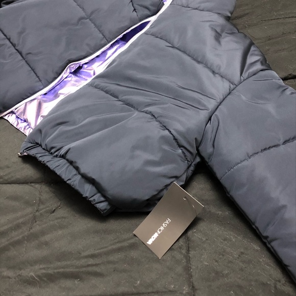 Fashion nova reversible puffer jacket - Picture 3 of 6